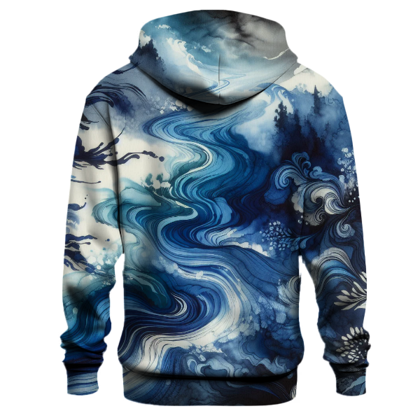 Sapphire River Flow Hoodie