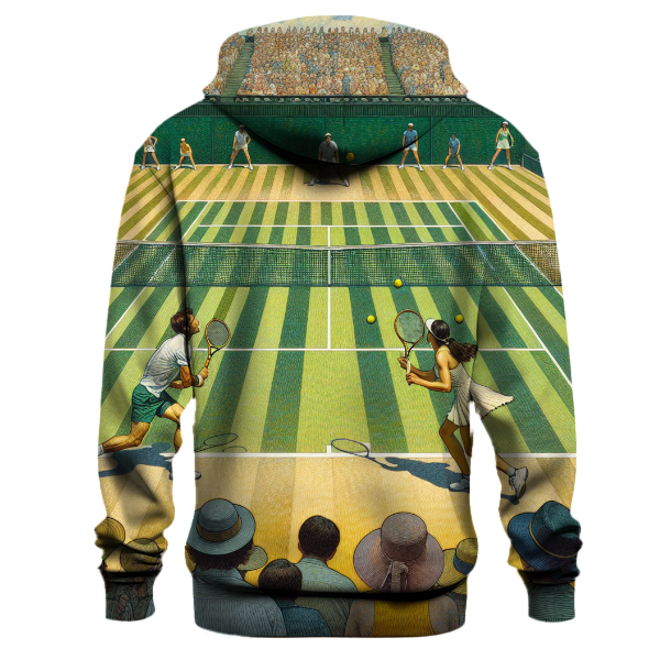 Tennis Net Graphics Hoodie