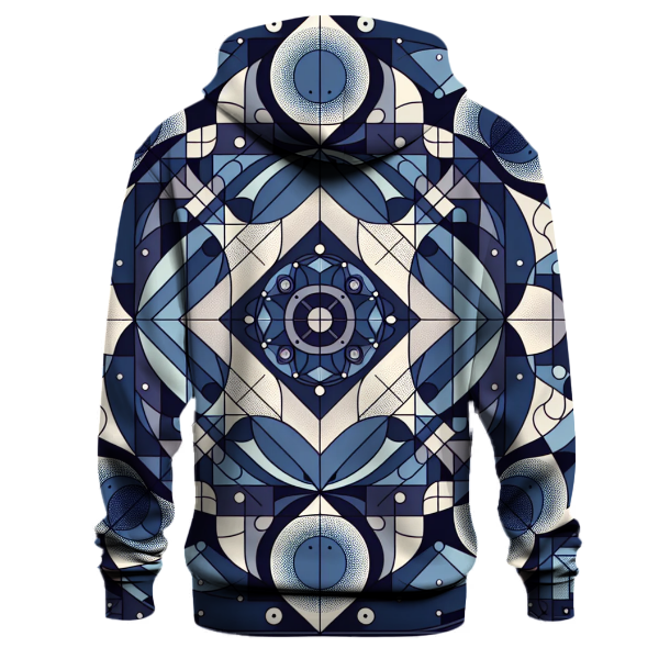 Peaceful Indigo Patterns Hoodie