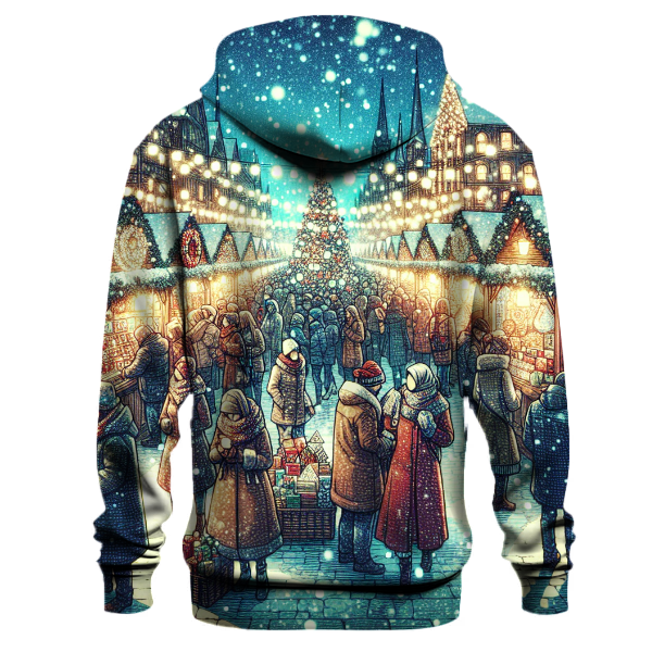 Charming Christmas Market Adventure Hoodie