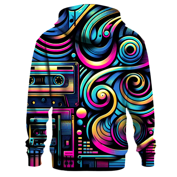Cassette Vibe Waves Hoodie