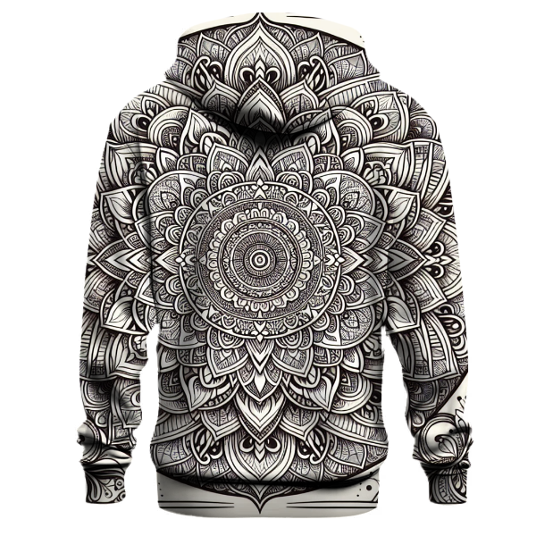 Geometric Zen Mandala Hoodie