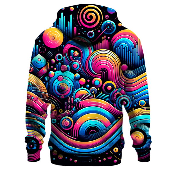 Synth Pop Spectrum Design Hoodie