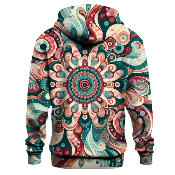 Abstract Tie-Dye Burst Hoodie