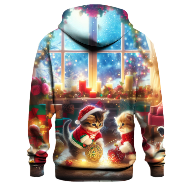 Cozy Christmas Kittens Hoodie