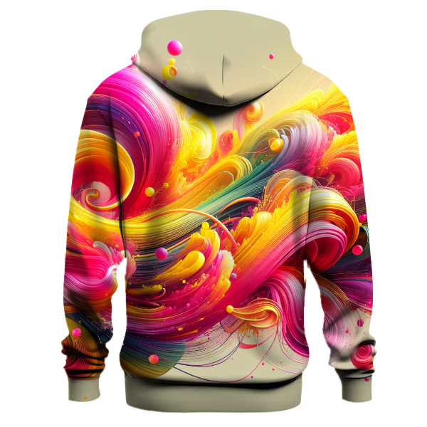 Festival Vibes Tie-dye Design Hoodie