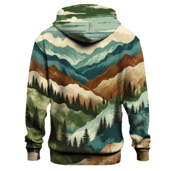 Mountain Trail Tie-Dye Hoodie