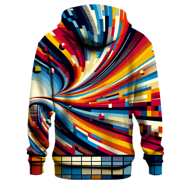 Retro Digital Pixels Hoodie