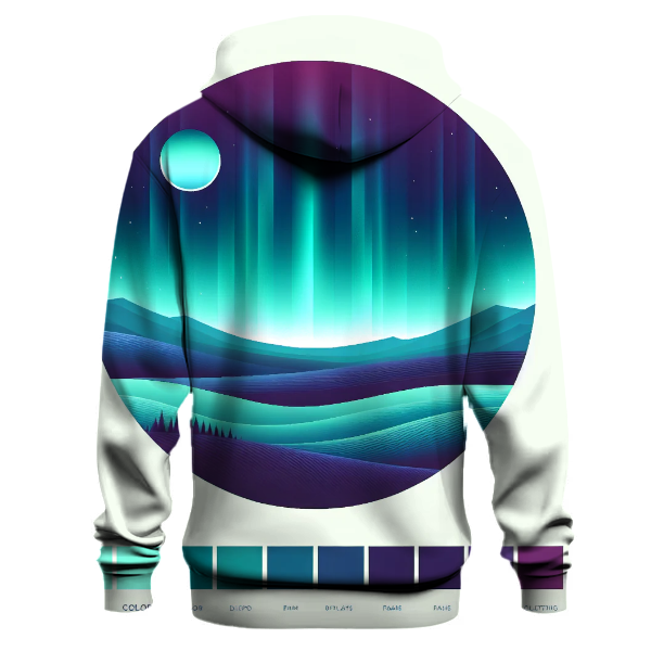 Glowing Aurora Gradient Hoodie