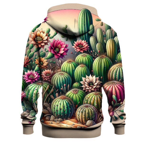 Groovy Cactus Bloom Hoodie