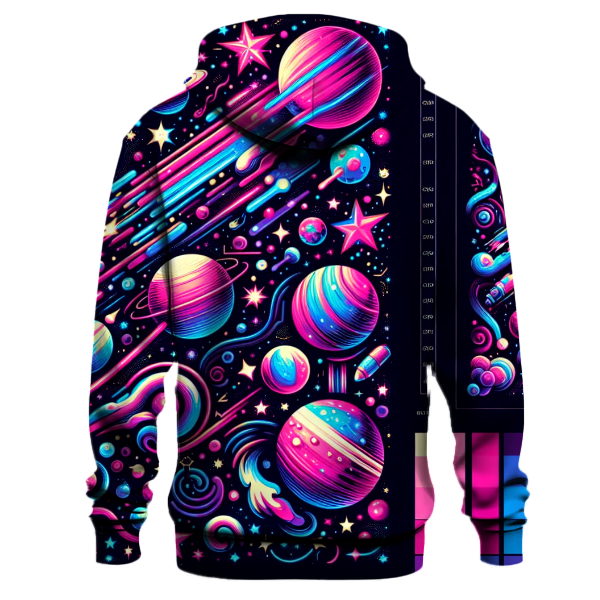 Neon Galaxy Explorers Hoodie