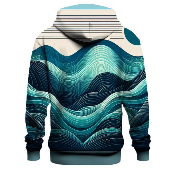 Marine Wave Fusion Hoodie