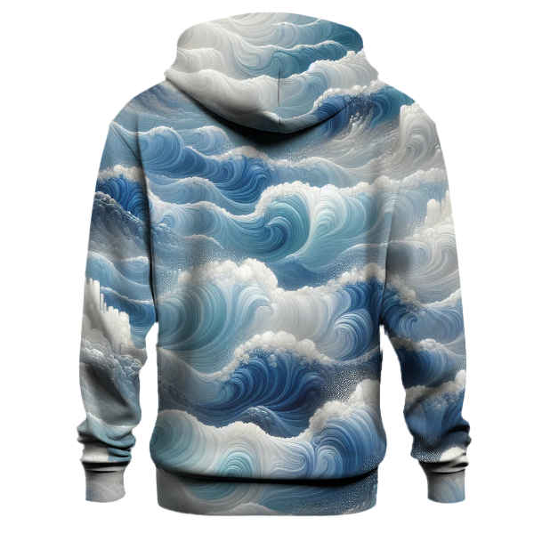 Arctic Wave Cascade Hoodie