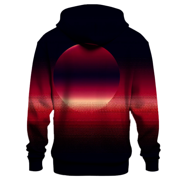 Crimson Dusk Veil Hoodie