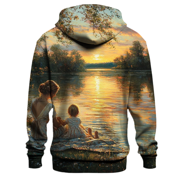 The Embrace of Serenity A Mothers Calm Presence Hoodie