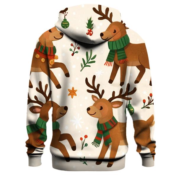 Santa's Reindeer Crew Hoodie