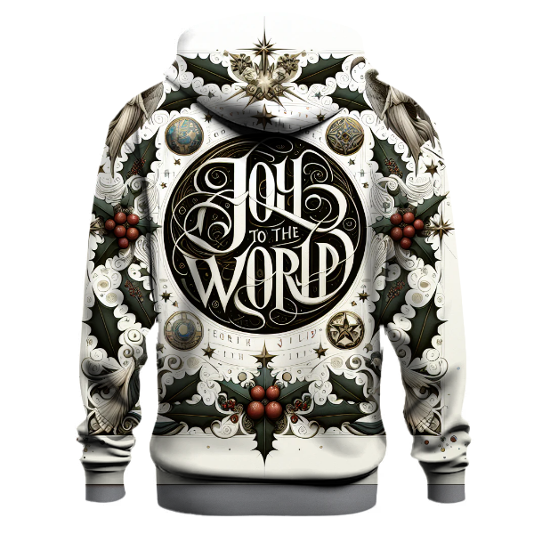 Joy to the World Calligraphy Hoodie