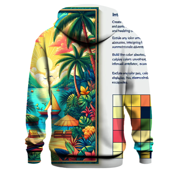 Groovy Tropical Paradise Hoodie