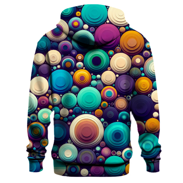 Groovy Geometric Circles Hoodie