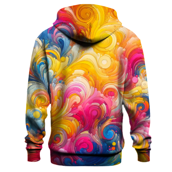 Summer Fling Tie-dye Design Hoodie