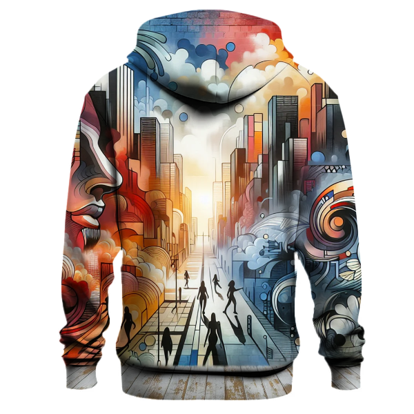 Funky Graffiti Street Style Hoodie