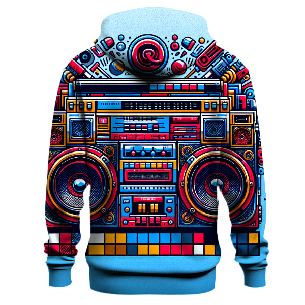 Boom Box Icon Hoodie