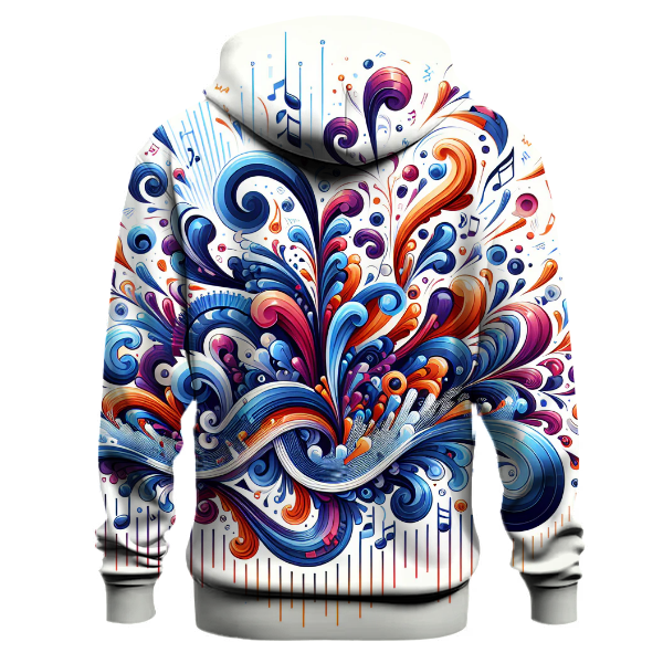 Vibrant Music Note Hoodie