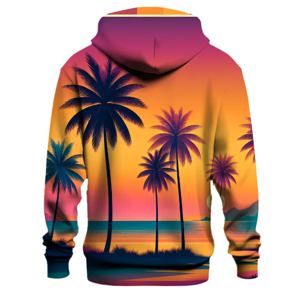 Sunny Days and Retro Palms Hoodie