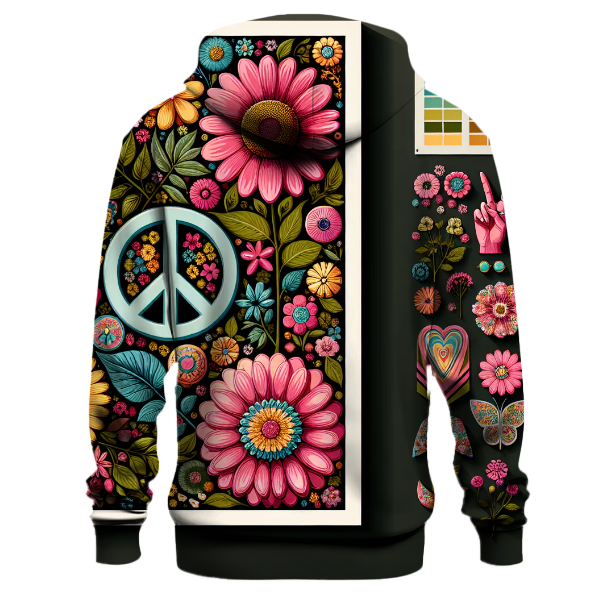 Flower Child Groovy Hoodie