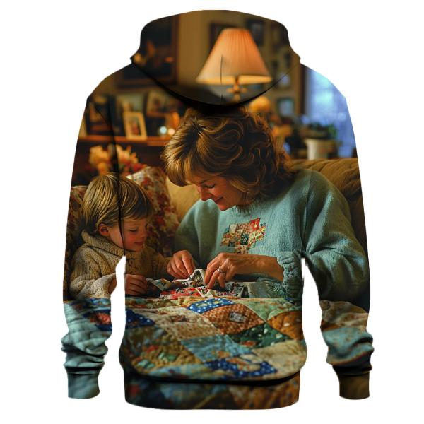 The Quilt of Memories Stitched Together by Love Hoodie