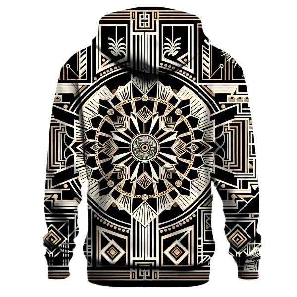 Geometric Art Deco Hoodie