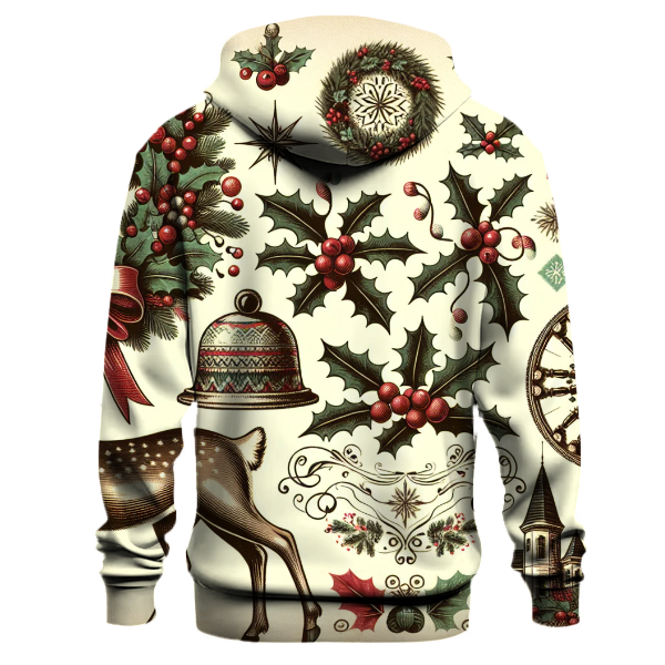 Retro Christmas Card Hoodie
