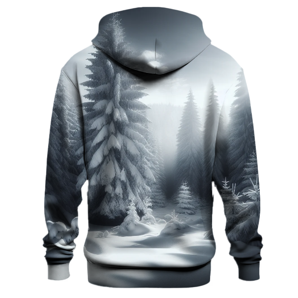 Frosted Winter Pines Hoodie