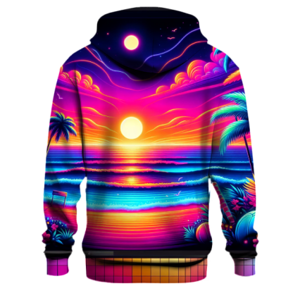 Neon Miami Nights Hoodie