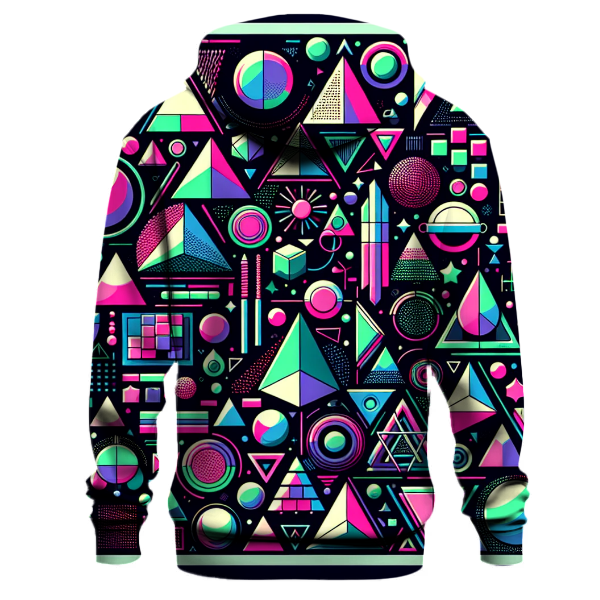 Geometric Blast from the Past Hoodie