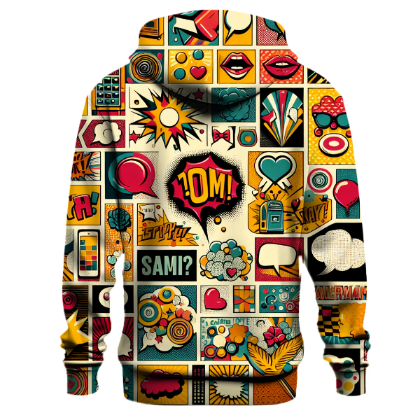 Pop Art Iconography Hoodie