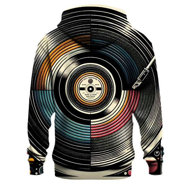 Funky Vinyl Groove Hoodie