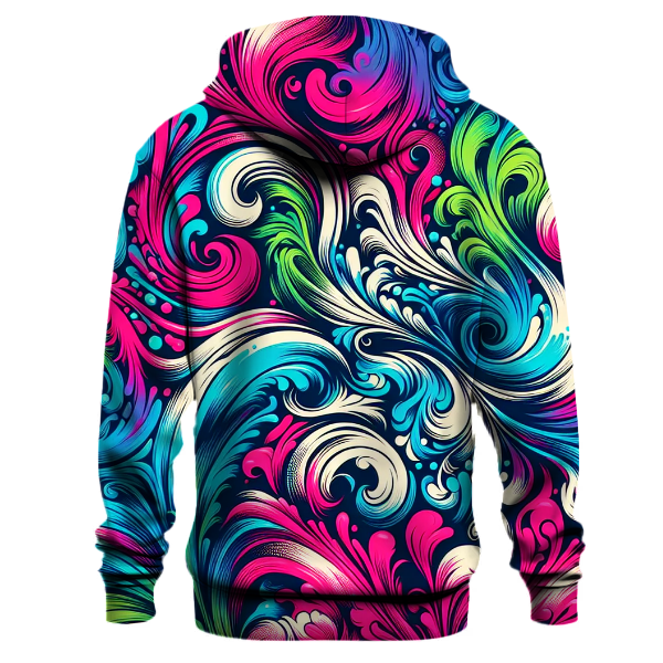 Electric City Tie-Dye Design Hoodie