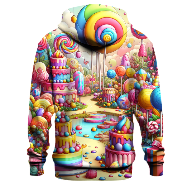 Whimsical Candy World Hoodie