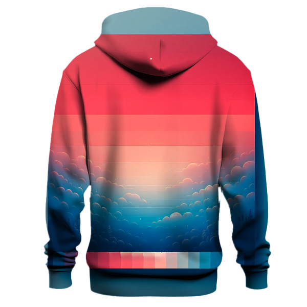 Twilight Coral Horizon Hoodie