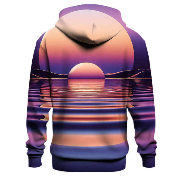Violet Sunset Reflection Hoodie