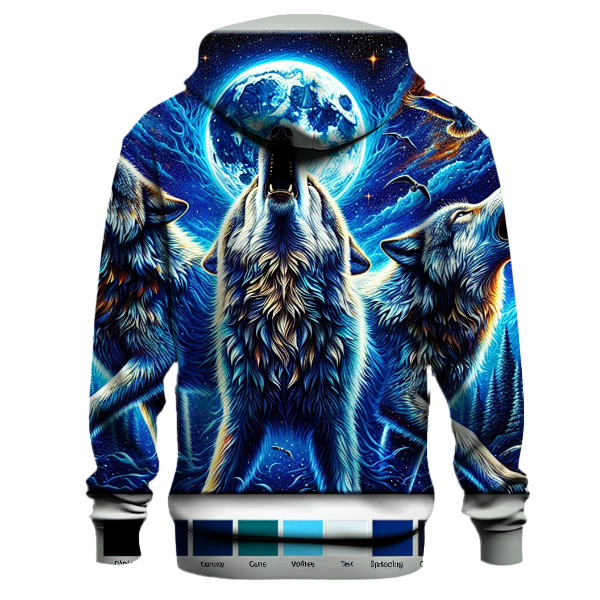 Celestial Wolf Pack Hoodie