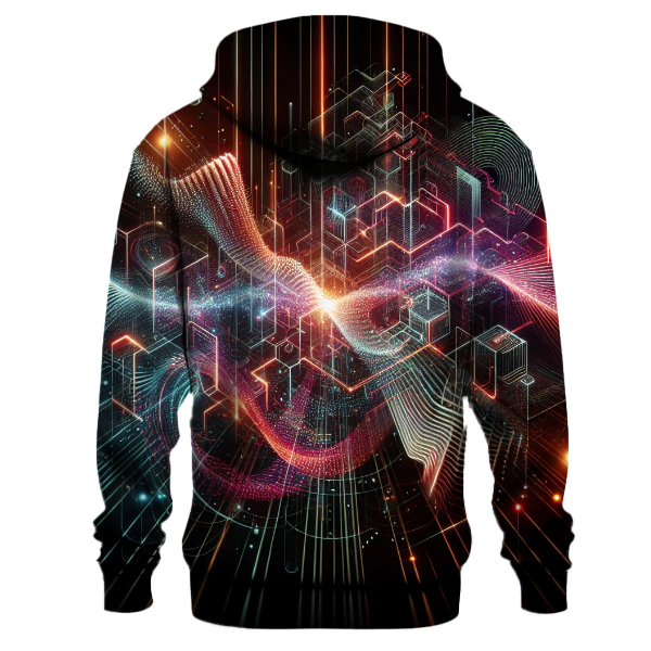 Cyber Neon Flux Hoodie