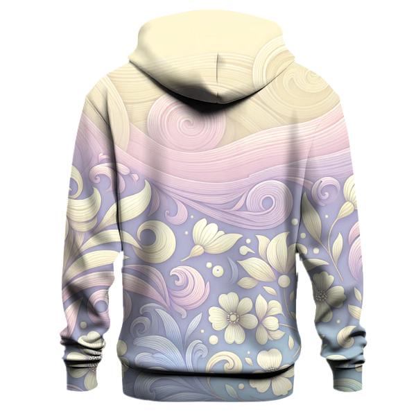 Pastel Petal Swirl Hoodie
