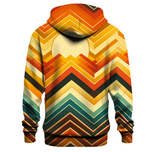Sunset Vibe Chevron Hoodie