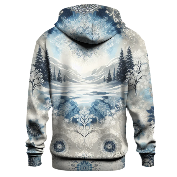 Arctic Breeze Tie-Dye Hoodie