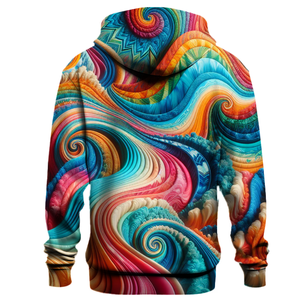 Groovy Tie-Dye Wave Hoodie