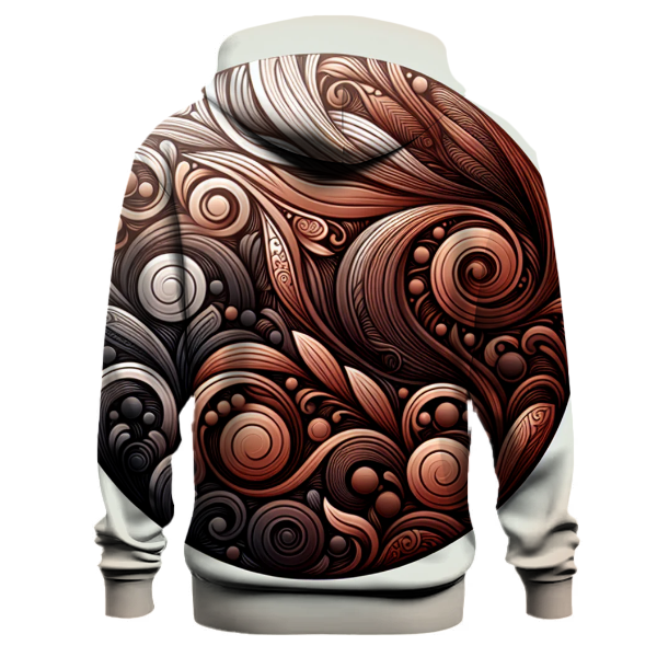 Chocolate Swirl Gradient Hoodie