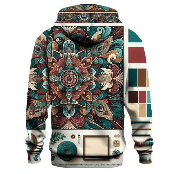 Retro Bohemian Patterns Hoodie