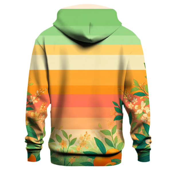 Citrus Bloom Gradient Hoodie